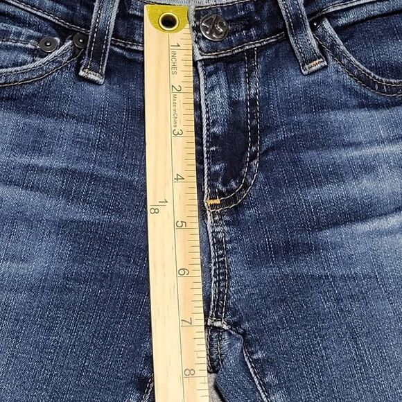 AG Adriano Goldschmied Jeans Women's Sz 24 The Stilt Cigarette Leg Roll-up Denim - Picture 6 of 9